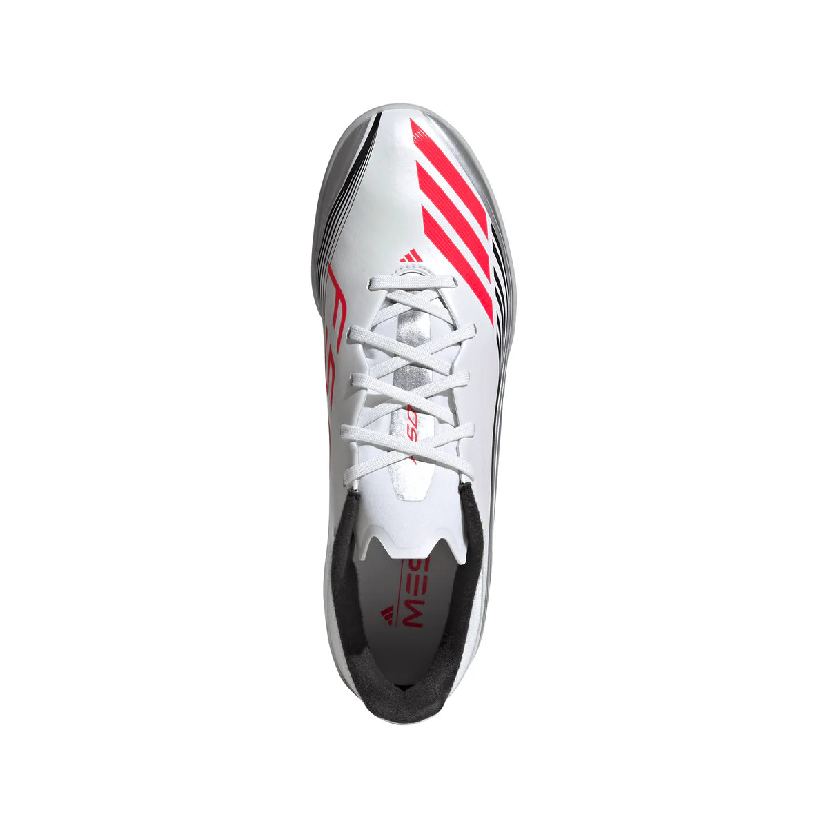 adidas F50 League TF Turf Shoes MESSI - FtwWht/ Lucred/ Silvmt