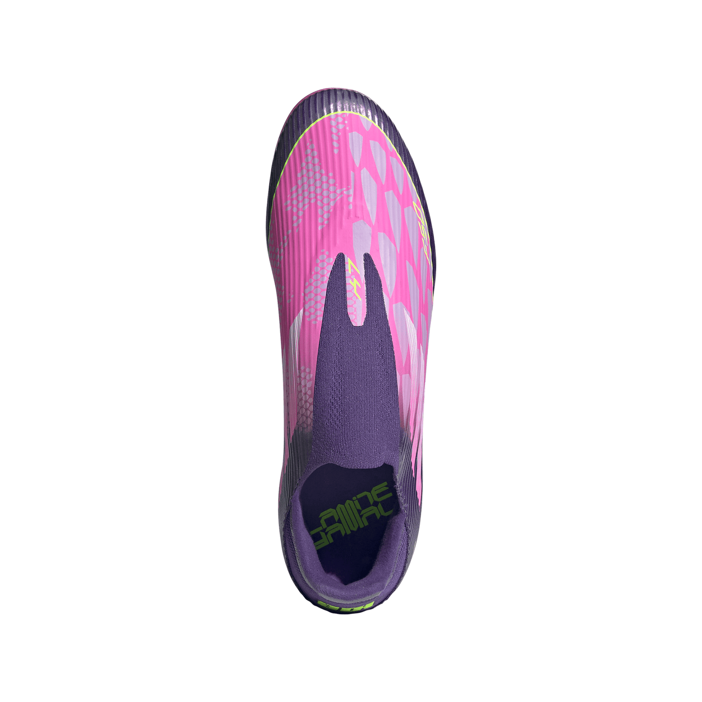 adidas F50 League LL LY Lamine Yamal FG Firm Ground Soccer Cleats - Purple / Unity purple/ FTwr white/ Lucid Lemon