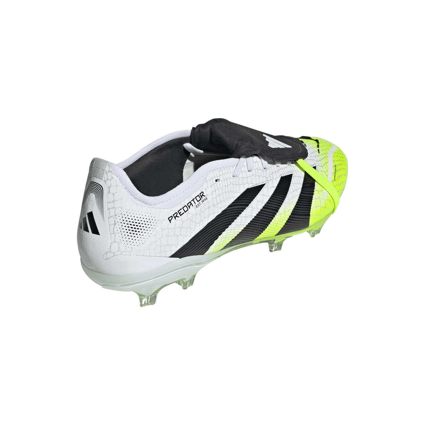 adidas Predator Pro FT FG Firm Ground Soccer Shoes - Ftwr White/ Core Black/ Lucid Lemon