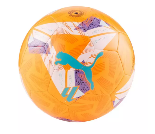 Puma Orbita La Liga 1 Match Mini Ball MS- Fluo Orange/ Multicolor