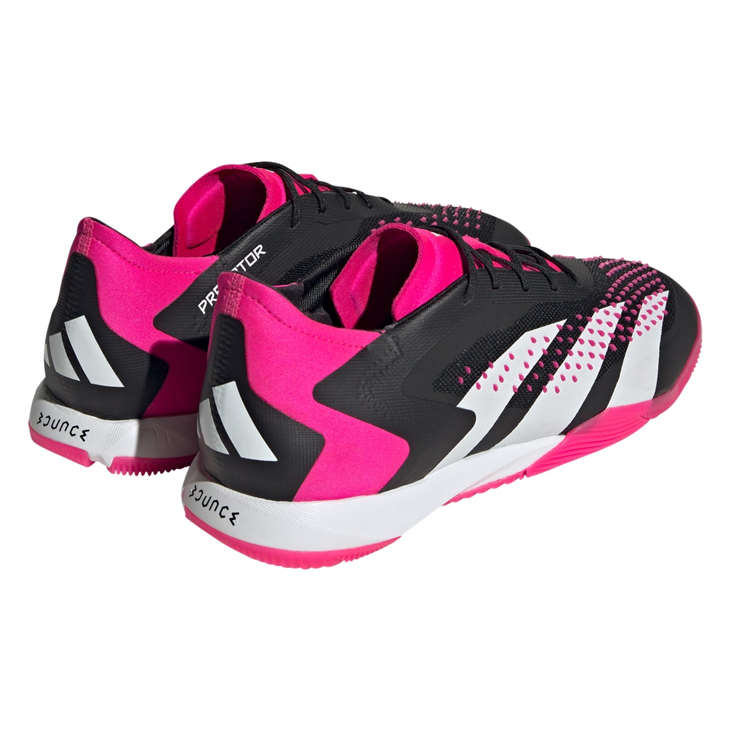 adidas Predator Accuracy.1 IN Indoor Shoes - Core Black / Cloud White / Team Shock Pink 2
