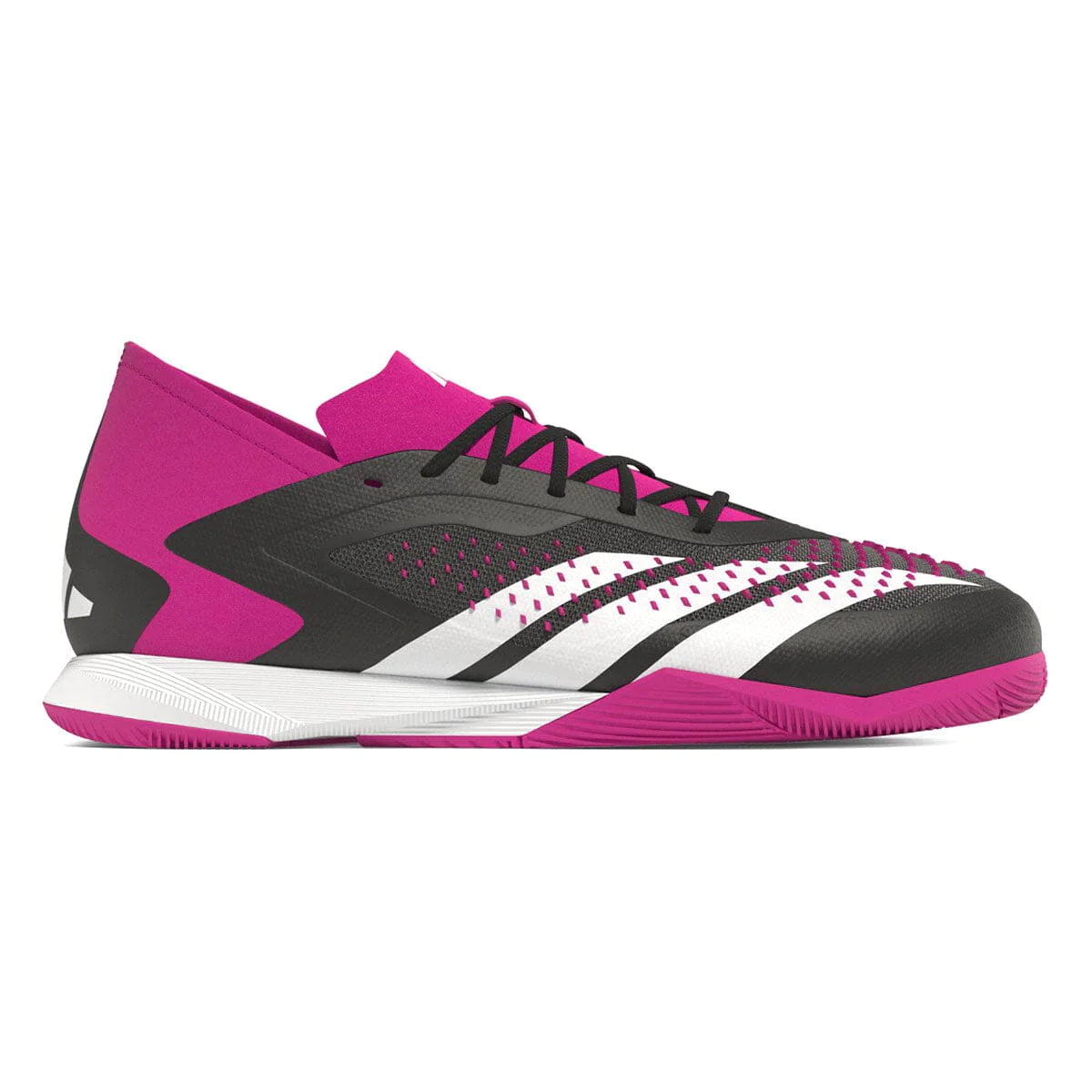 adidas Predator Accuracy.1 IN Indoor Shoes - Core Black / Cloud White / Team Shock Pink 2