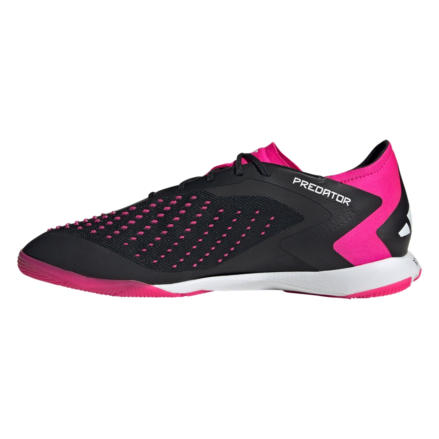 adidas Predator Accuracy.1 IN Indoor Shoes - Core Black / Cloud White / Team Shock Pink 2