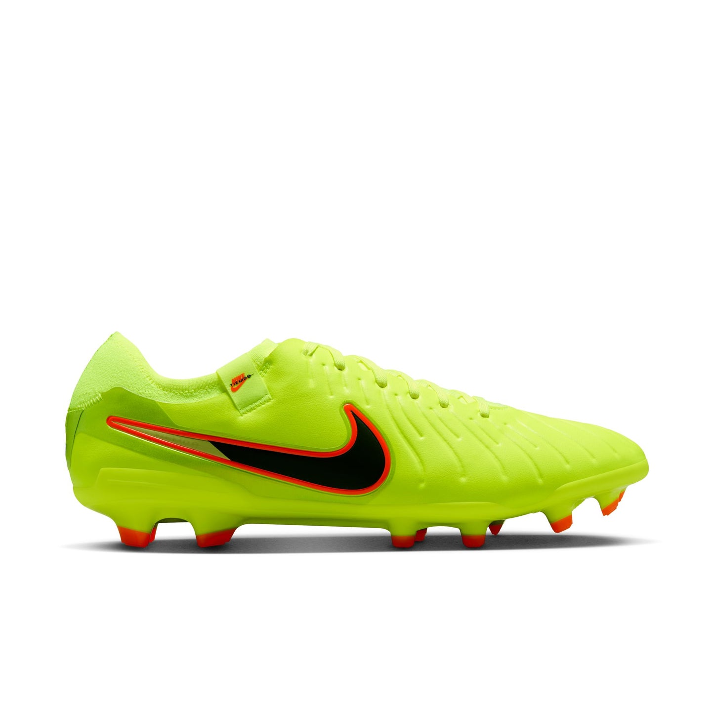 Nike Tiempo Legend 10 Pro FG Firm Ground Soccer Cleat- Volt/ Black