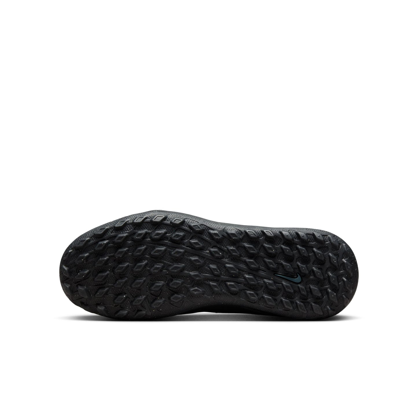 Nike Junior Phantom II Academy TF Turf Soccer Cleats - Black/ Black Deep Jungle