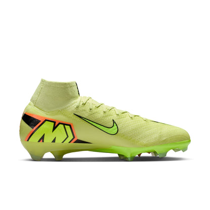 Nike Mercurial Superfly 10 Elite FG Firm Ground Soccer Cleat- Limelight/Volt-Hyper Crimson