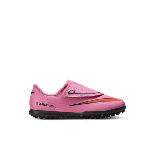 Nike Jr. Mercurial Vapor 16 TF Turf Soccer Shoes - Magic Flamingo/Black-Total Crimson