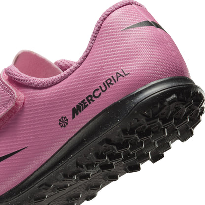 Nike Jr. Mercurial Vapor 16 TF Turf Soccer Shoes - Magic Flamingo/Black-Total Crimson