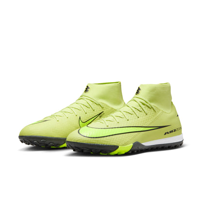 Nike Air Zoom Mercurial Superfly 10 Academy TF Turf Soccer Shoes - Limelight/Volt-Hyper Crimson