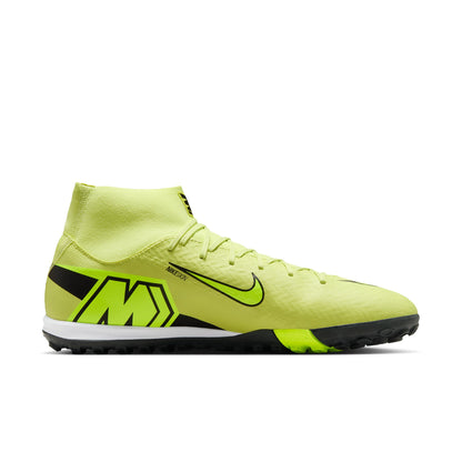 Nike Air Zoom Mercurial Superfly 10 Academy TF Turf Soccer Shoes - Limelight/Volt-Hyper Crimson