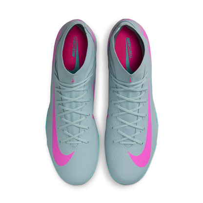Nike Air Zoom Mercurial Superfly 10 Academy TF Turf Soccer Shoes - Ocean Cube/Pink Blast