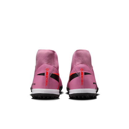 Nike Air Zoom Mercurial Superfly 10 Academy TF Turf Soccer Shoes - Magic Flamingo/ Black Total Crimson