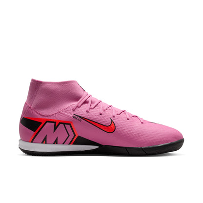 Nike Air Zoom Mercurial Superfly 10 Academy IC Indoor Soccer Shoes - Magic Flamingo/ Black Total Crimson