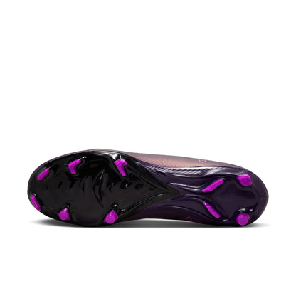 Nike Air Zoom Mercurial Vapor 10 Academy KM Firm Ground FG/MG Soccer Cleat - Grand Purple/Pale Ivory