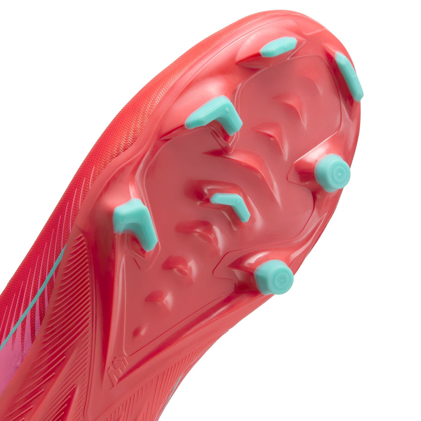 Nike Junior Vapor 16 Academy FG/MG Soccer Cleats - Ember Glow/Aurora Green
