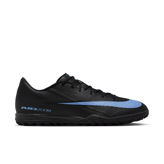 Nike Zoom Mercurial Vapor 16 Academy TF Turf Soccer Shoes- Black/ Ice Blue
