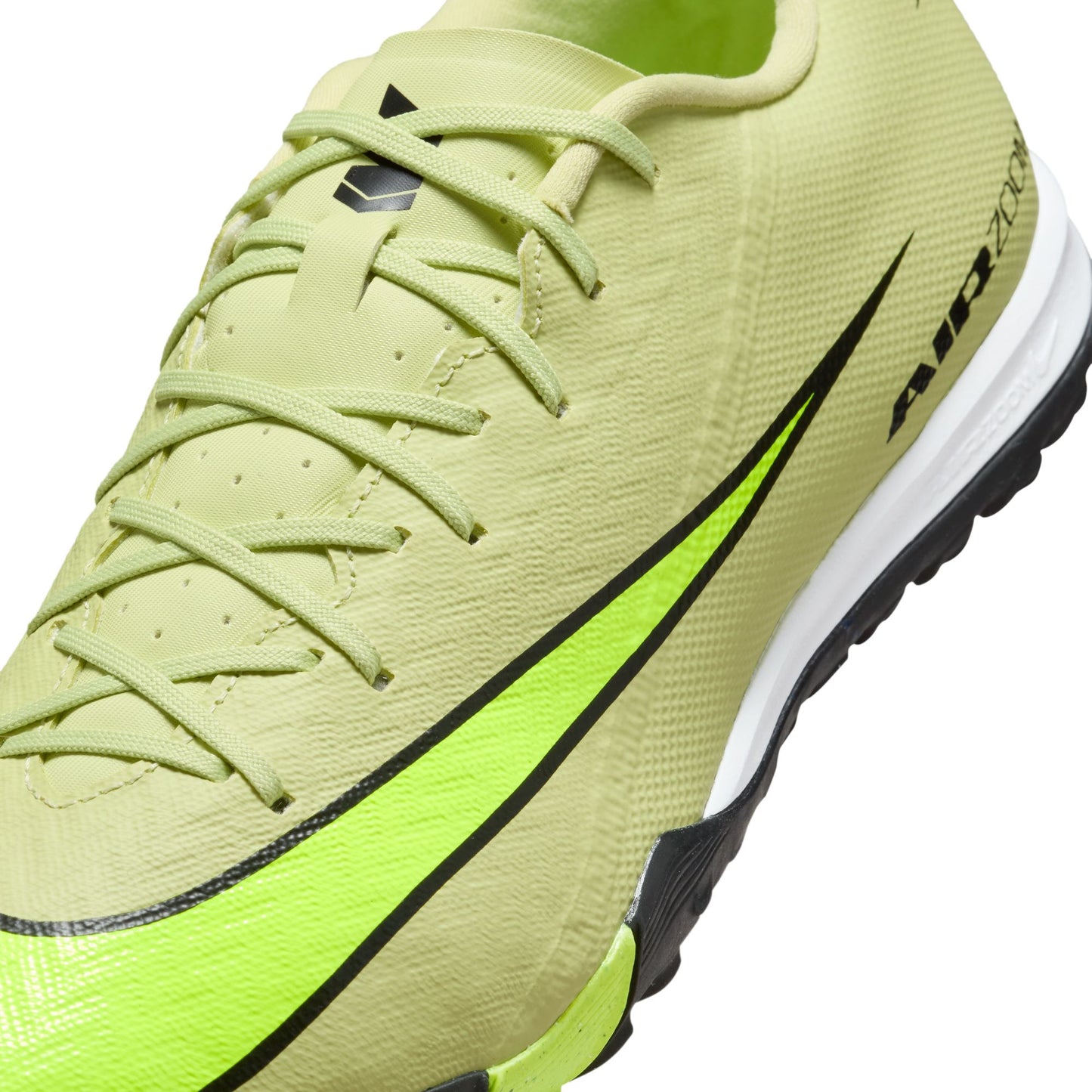 Nike Zoom Mercurial Vapor 16 Academy TF Turf Soccer Shoes-Lime-Light Volt/ Hyper Crimson