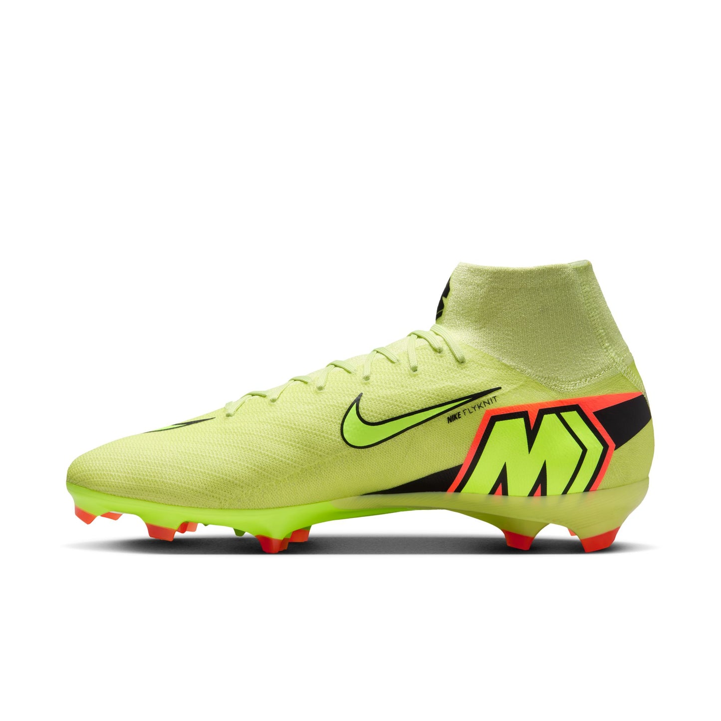 Nike Zoom Superfly 10 Pro FG Firm Ground Soccer Cleats - LimeLight/ Volt Hyper Crimson