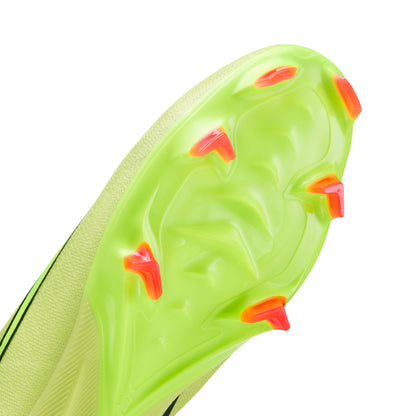 Nike Zoom Superfly 10 Pro FG Firm Ground Soccer Cleats - LimeLight/ Volt Hyper Crimson