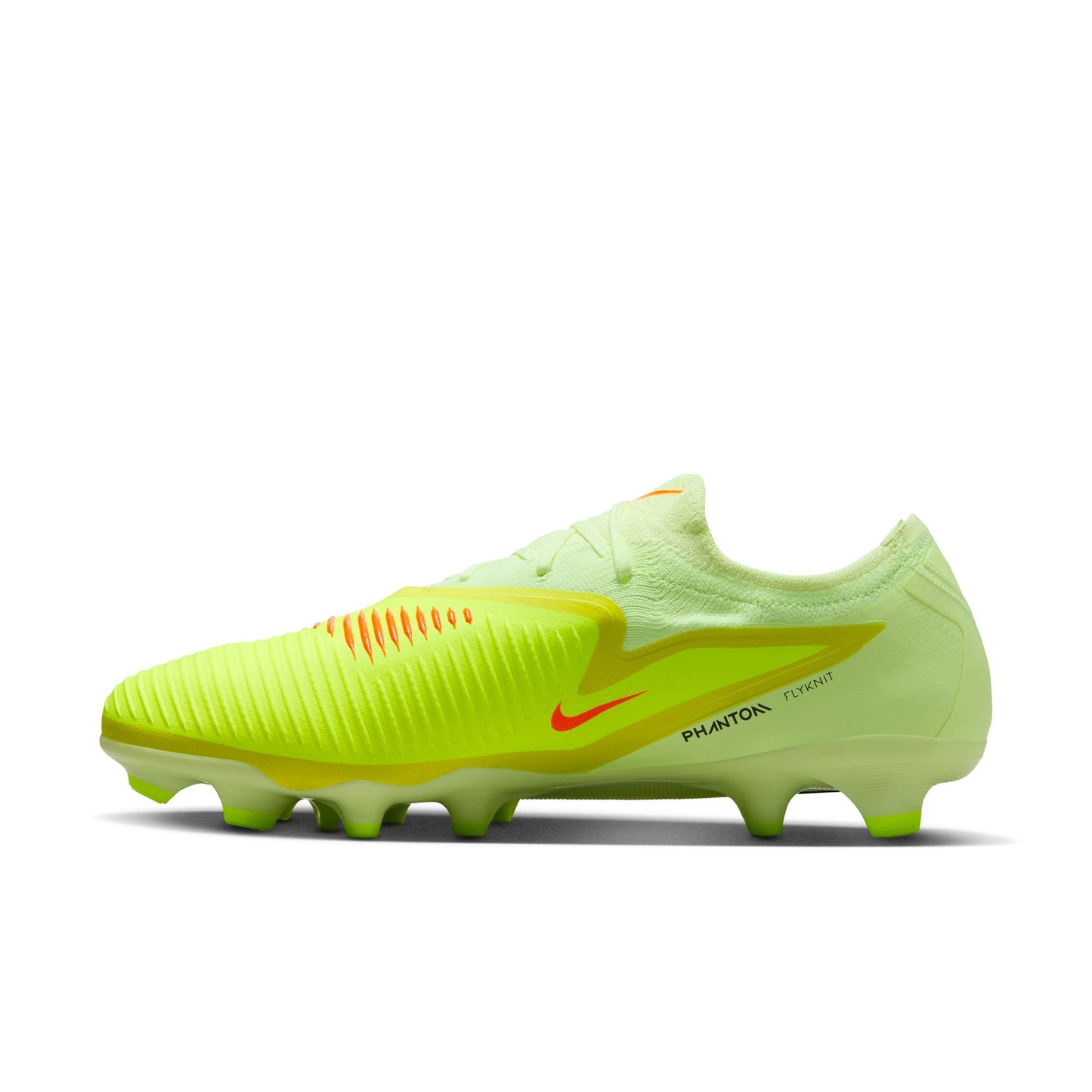 Nike Phantom 6 Low Pro FG Firm Ground Soccer Cleat- Hyper Crimson/Black-Limelight