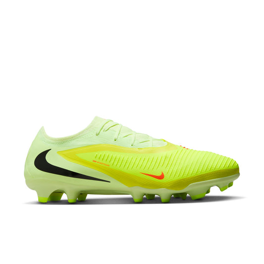 Nike Phantom 6 Low Pro FG Firm Ground Soccer Cleat- Hyper Crimson/Black-Limelight