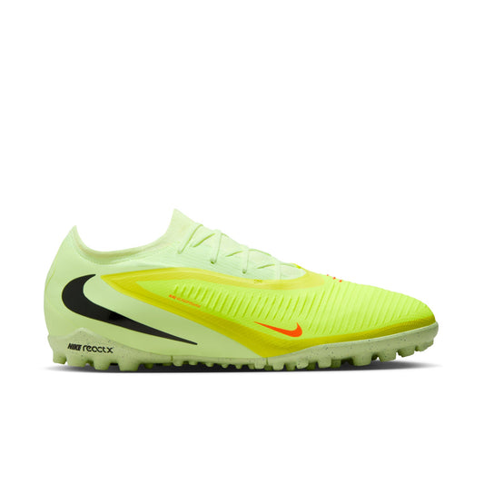 Nike React Phantom 6 Pro TF Turf Soccer Shoes - Hyper Crimson/ Black LimeLight