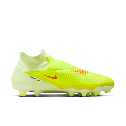 Nike Phantom 6 High Pro FG Firm Ground Soccer Cleat- Hyper Crimson/Black- Limelight