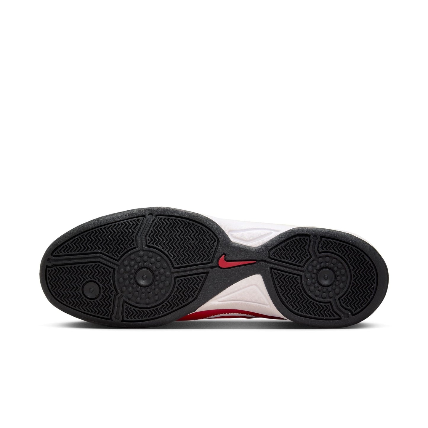 Nike T90 SP Indoor Soccer Shoe-White/Black/Gym Red