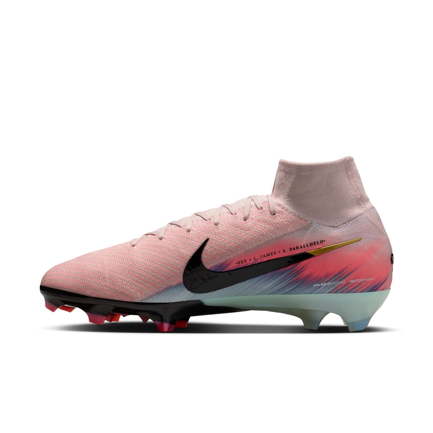 Nike United Mercurial Superfly 10 Elite FG Firm Ground Soccer Cleat- Silt Red/Racer Blue