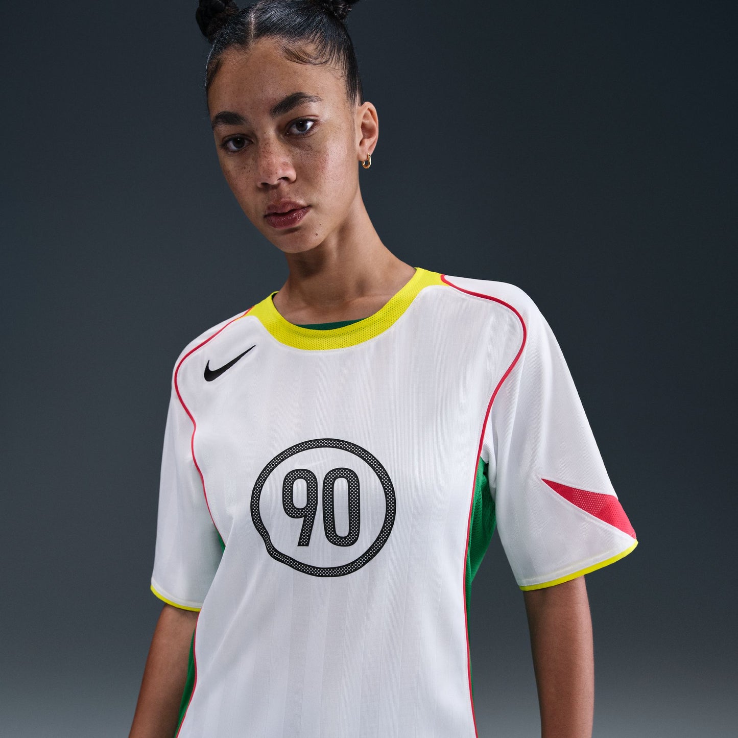 Nike Total 90- White/ OptiYellow/ Light Crimson/ Black