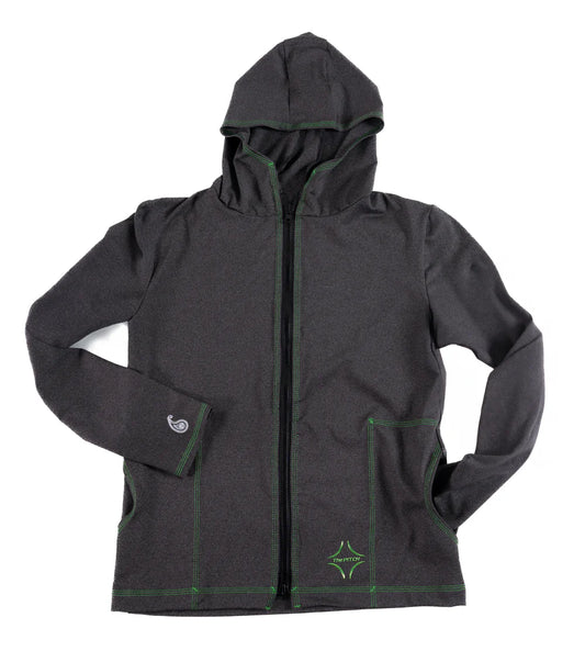 The Pitch TRIBUNA Full Zip Hoodie - Dark Grey