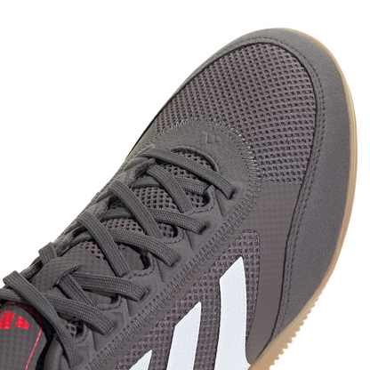 adidas Predator League IN indoor Soccer Shoes - grey strata/ftwr white/lucid red
