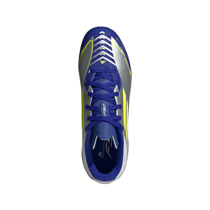 adidas F50 League TF Turf Shoes MESSI - Silver / Blue / Neon