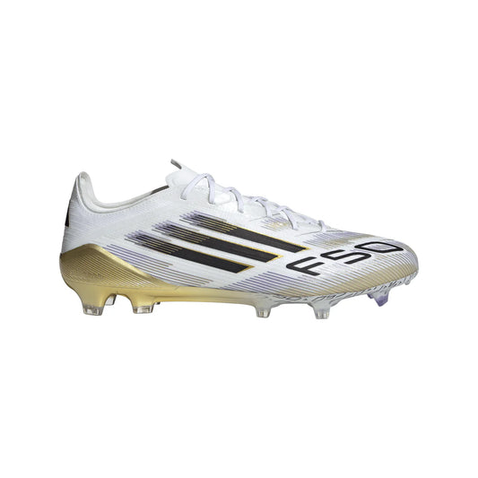 adidas F50 Elite FG Firm Ground - Ftwr White/Core Black/Gold Met