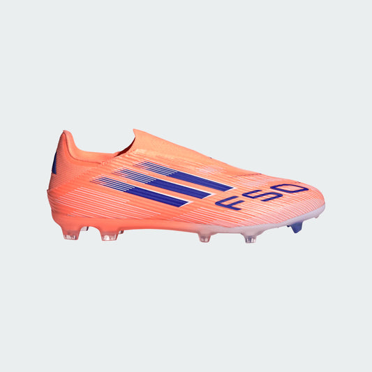 adidas F50 LL FG/MG Firm Ground/Multi Ground Soccer Cleats - Beam Orange / Lucid Blue/ Ftwr White