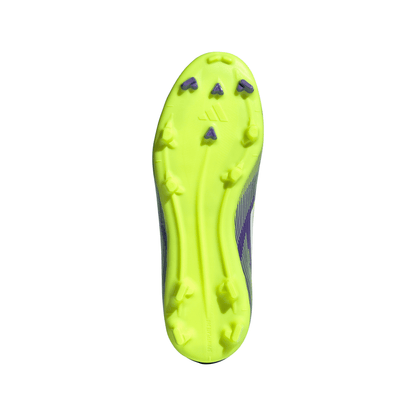 adidas Junior F50 League FG Firm Ground Soccer Cleats - Purrus/ FTWhite/ Luclem