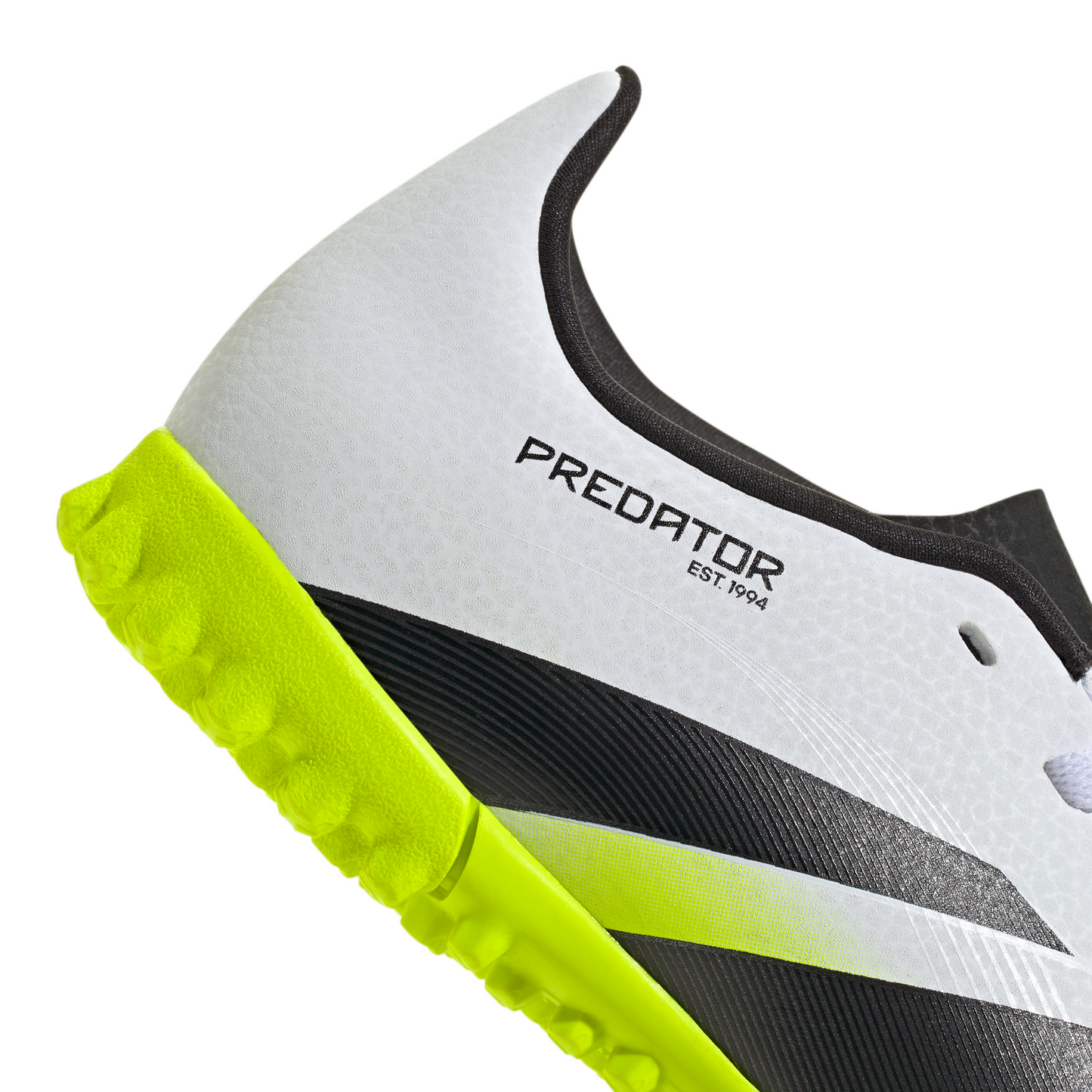 adidas Predator Club TF Turf Junior- Ftwr White/ Core Black/Lucid Lemon