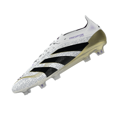 adidas Predator Elite FG Firm Ground Soccer Cleat - FTWhite/ CBlack/ Goldmt
