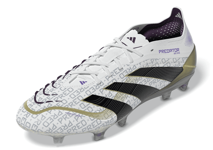 adidas Predator Elite FG Firm Ground Soccer Cleat - FTWhite/ CBlack/ Goldmt