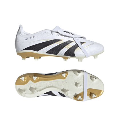 adidas Predator League FT FG Firm Ground - Ftwr/Core Black/Gold Met