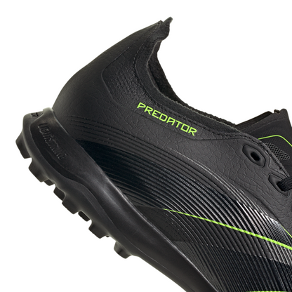 adidas Predator League TF Soccer Shoes -Core Black/Carbon/Lucid Lemon