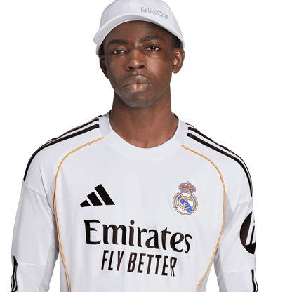 adidas Men's Replica Real Madrid Long Sleeve Home Jersey 2025/2026