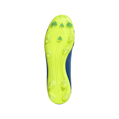 adidas F50 Messi League FG Firm Ground Soccer Cleats - Team Royal Blue/Solar Yellow/Semi Blue Burst