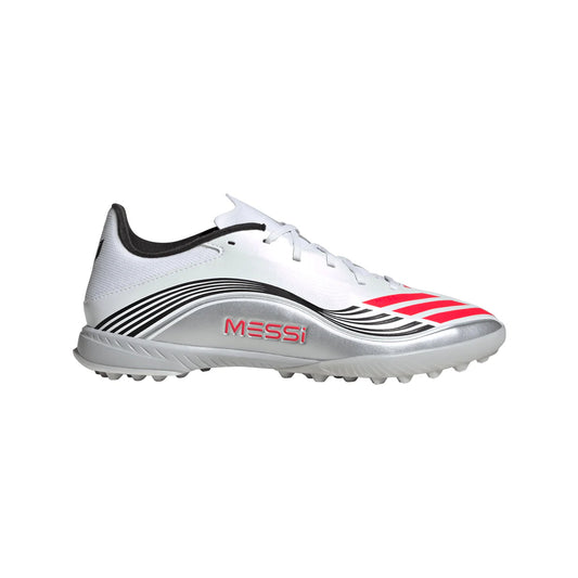 adidas F50 League TF Turf Shoes MESSI - FtwWht/ Lucred/ Silvmt