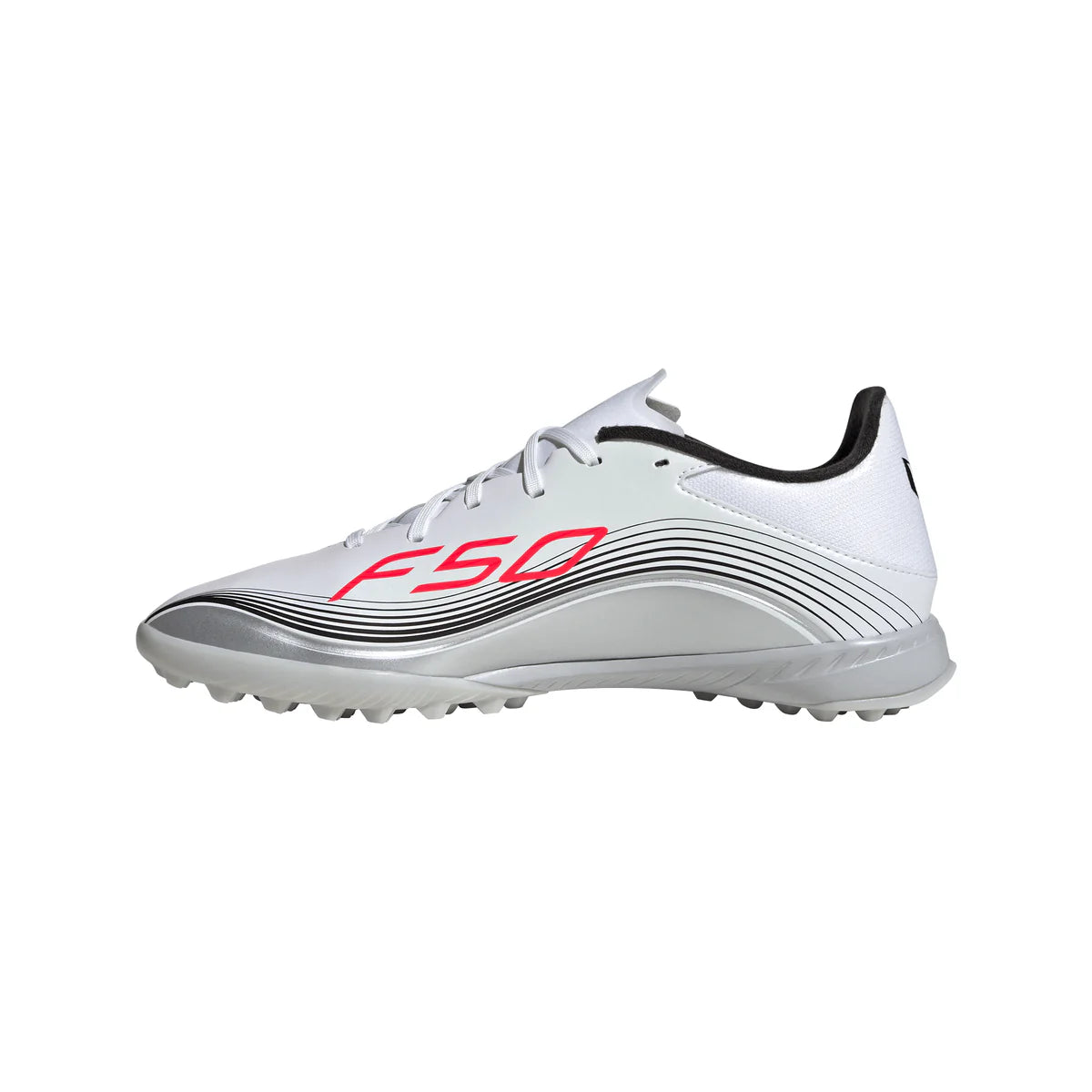 adidas F50 League TF Turf Shoes MESSI - FtwWht/ Lucred/ Silvmt