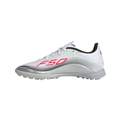 adidas F50 League TF Turf Shoes MESSI - FtwWht/ Lucred/ Silvmt