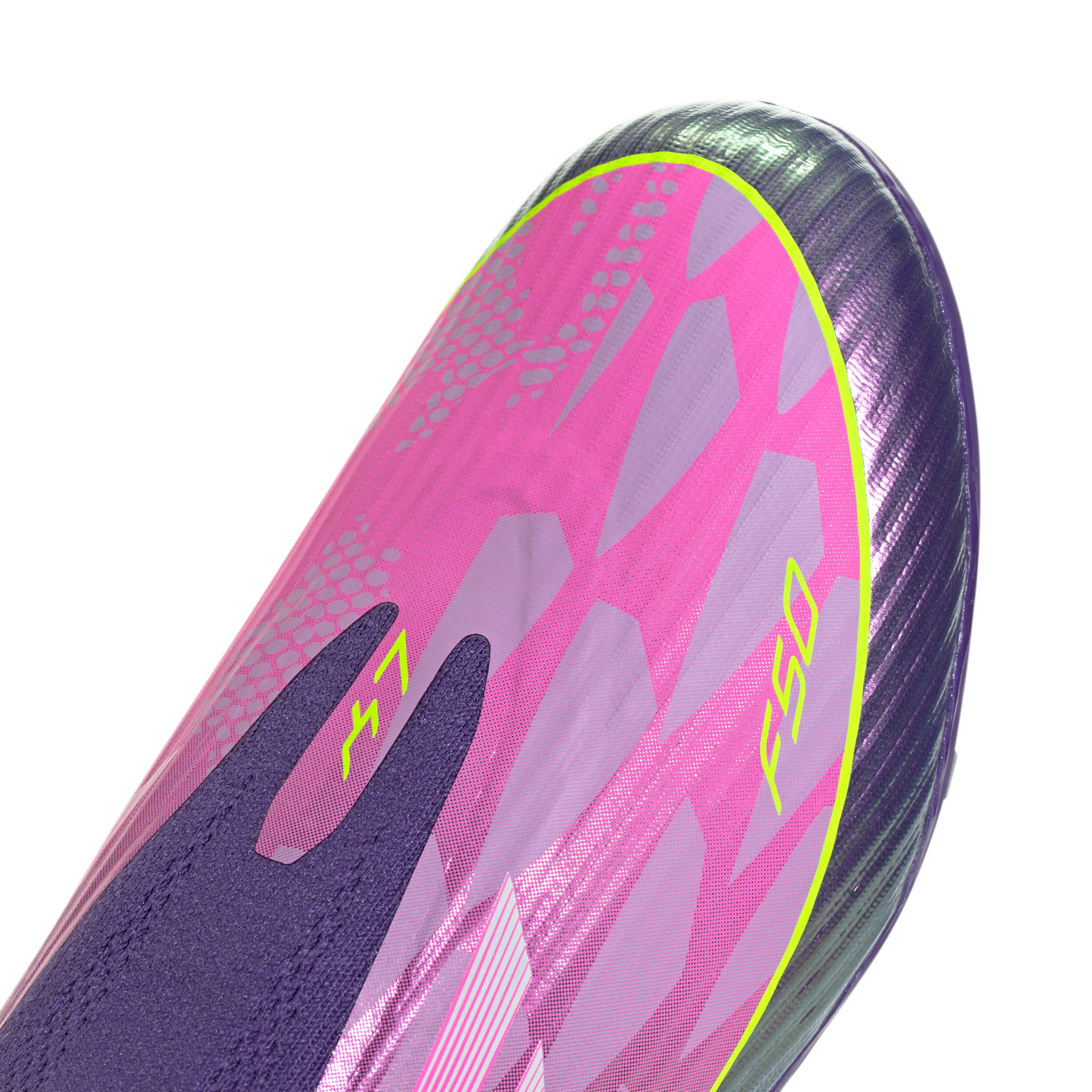 adidas Junior F50 League LY Lamine Yamal FG Firm Ground Soccer Cleats - Purple / Unity purple/ FTwr white/ Lucid Lemon (Copy)