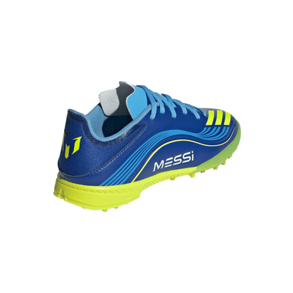 adidas F50 League MESSI TF Turf Junior- Team Royal Blue/ Solar Yellow/ Semi Blue Burst