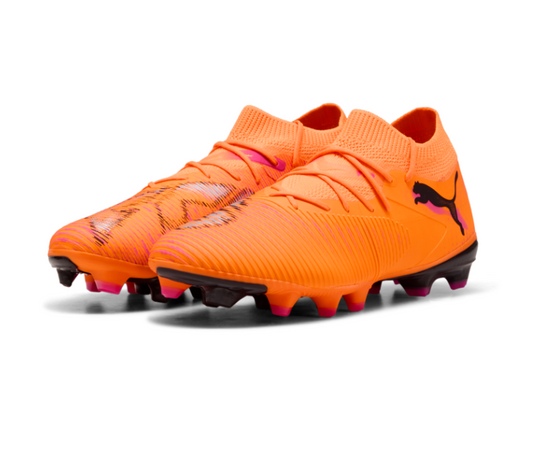 Puma Future 8 Match FG Firm Ground Soccer Shoes - Heat Fire/ Puma Black/ Ravish